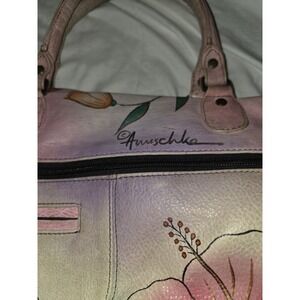 anuschka hand painted leather handbags.  Butterflies And Flowers.